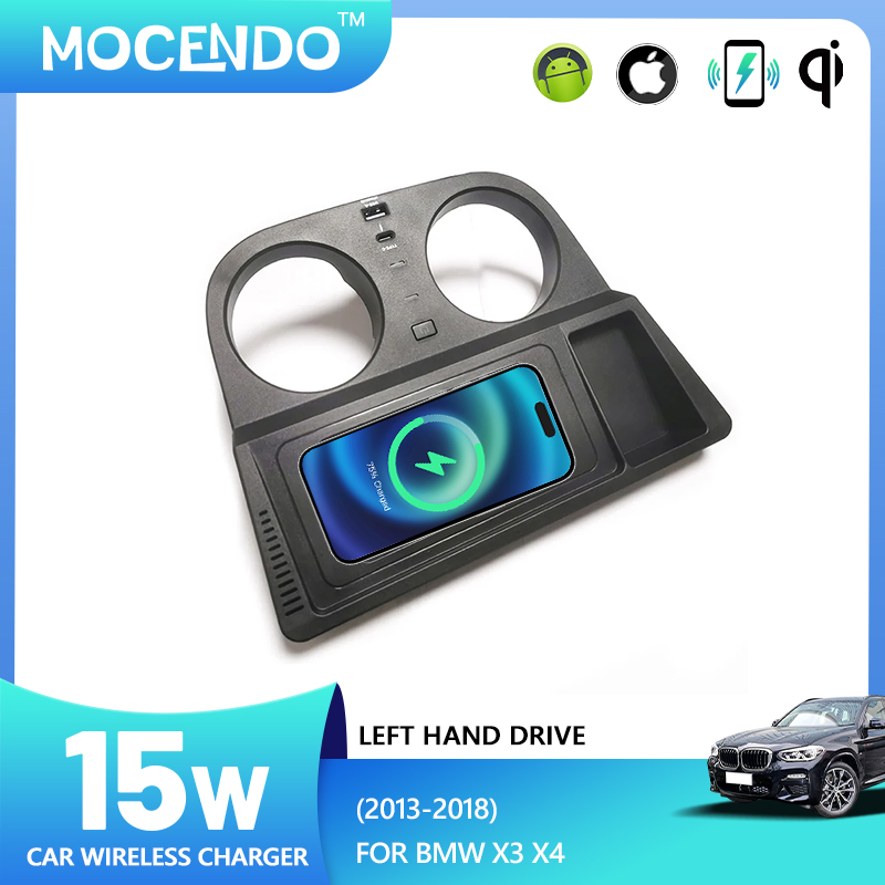 Wireless Phone Charger Pad - For BMW X3 F25 X4 F26