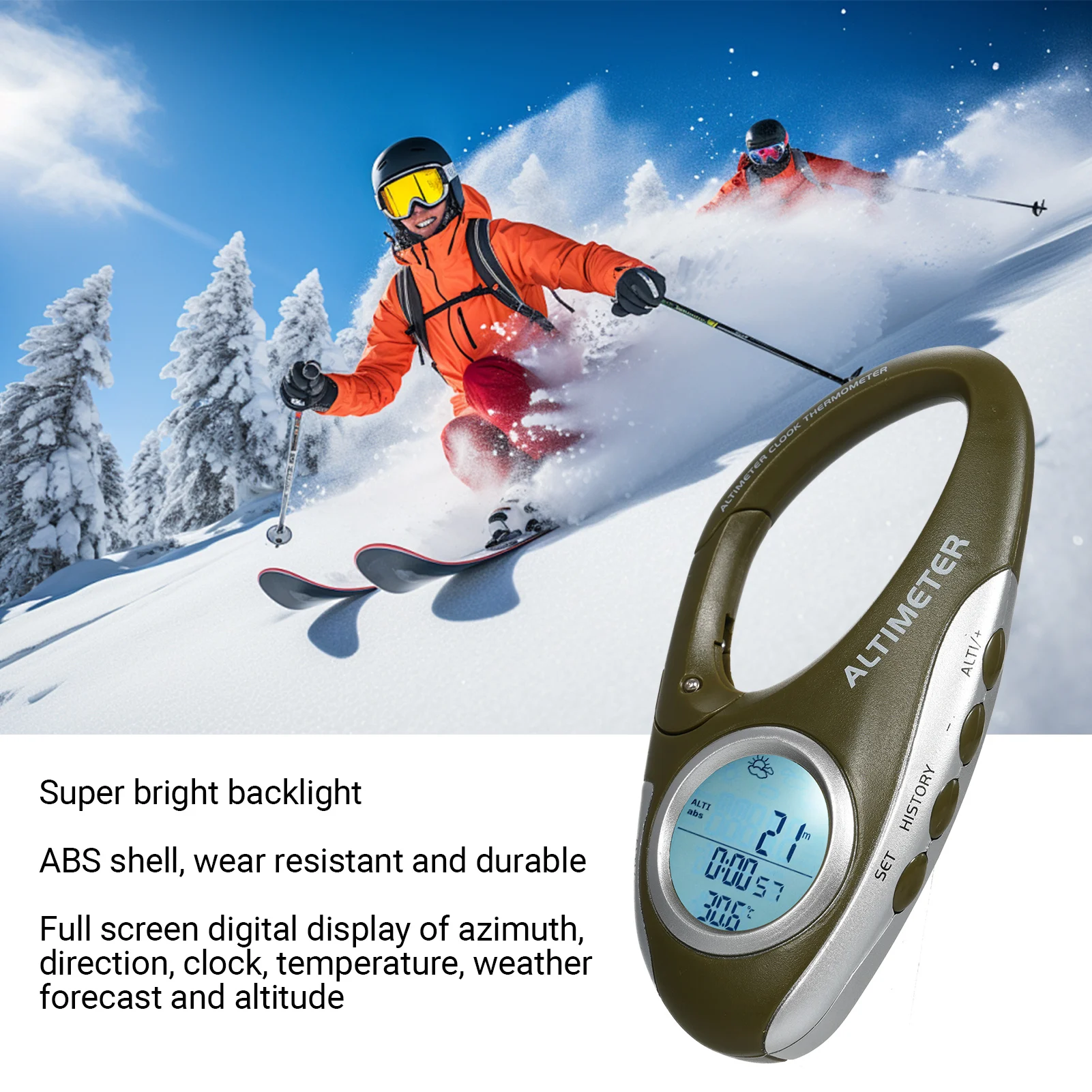 Electronic Altimeter Carabiner - Electronics And Gadgets Ce incelemesi ve fiyatı