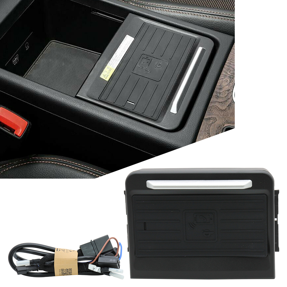 Car Console Storage Box Phone  - Wireless Phone Charger Pad incelemesi ve fiyatı