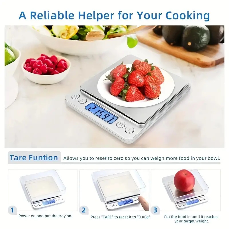 1pc Digital Kitchen Scale Mini - Electronics And Gadgets Ce incelemesi ve fiyatı