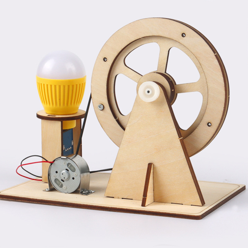 Wooden Hand Generator Kids Sci - Electronics Gadgets For Kids incelemesi ve fiyatı
