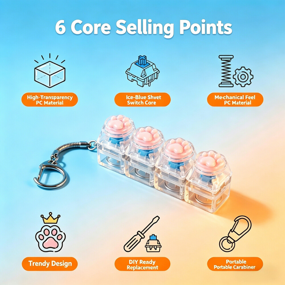 @@LED Keyboard Keychain Fidget - Electronics Gadgets For Kids incelemesi ve fiyatı
