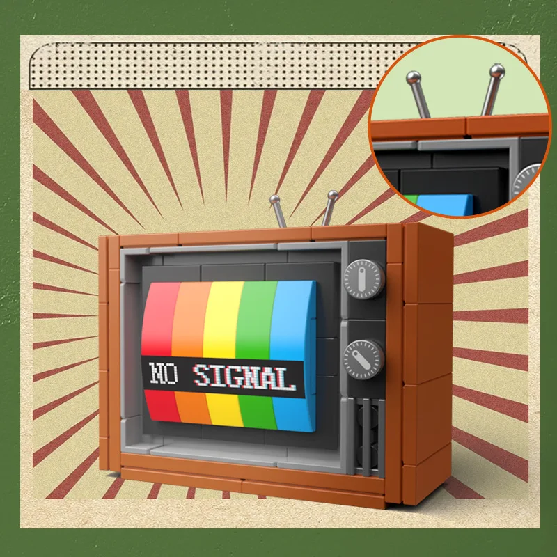 Retro DIY Building Blocks TV R - Electric Gadget incelemesi ve fiyatı