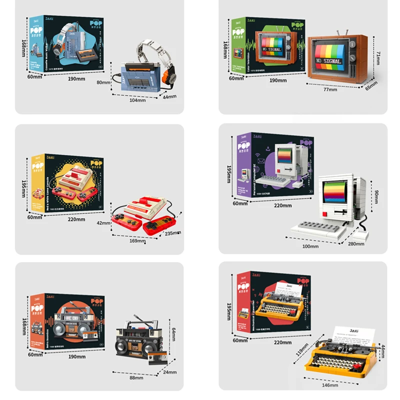 Retro DIY Building Blocks TV R - Electric Gadget incelemesi ve fiyatı
