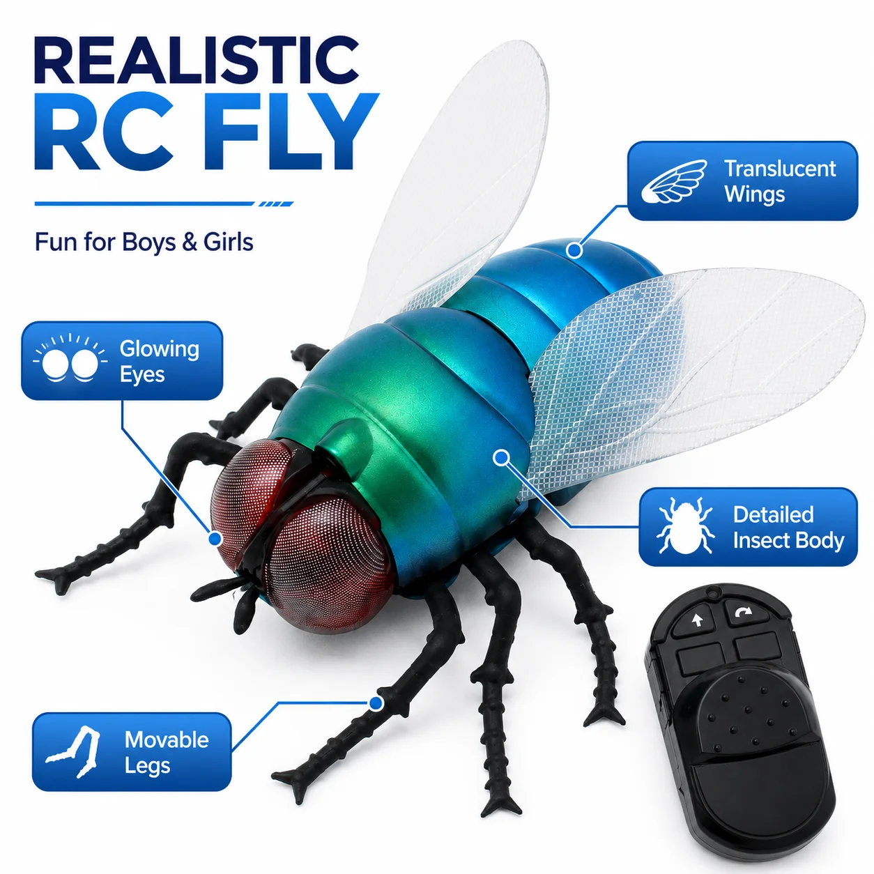 Infrared RC Fly Toy Realistic  - Electronics Gadgets For Kids incelemesi ve fiyatı