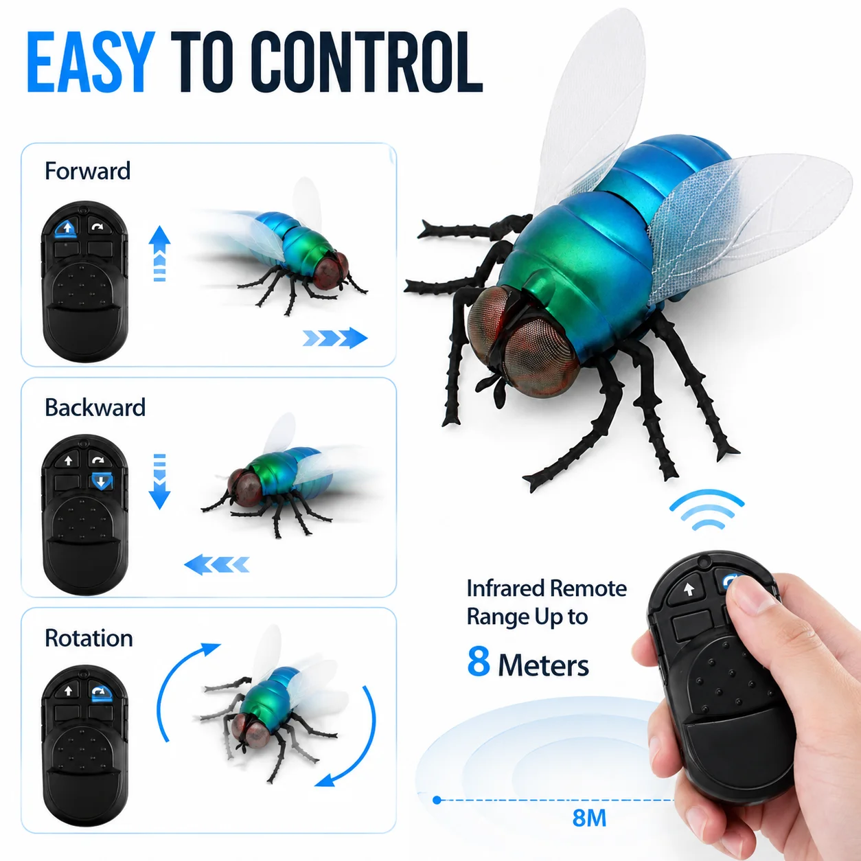 Infrared RC Fly Toy Realistic  - Electronics Gadgets For Kids incelemesi ve fiyatı