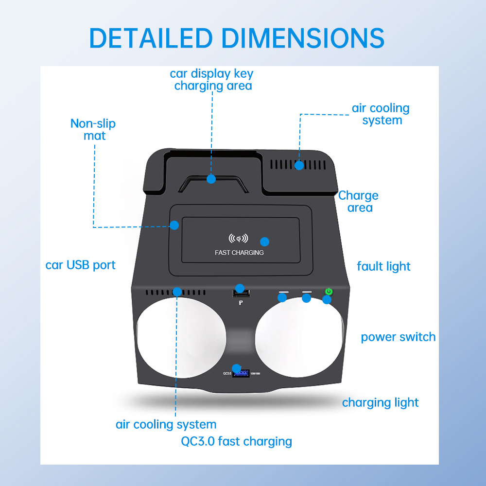 For BMW 5 6 Series G30 G38 G32 - Wireless Phone Charger Pad incelemesi ve fiyatı